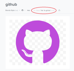 Fontawesome Icon Code kopieren